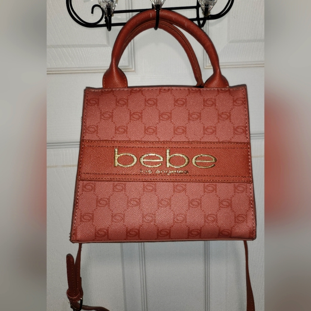 Bebe tote with crossbody strap
